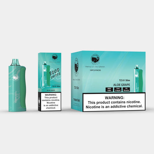 Freezie Aloe Grape Vape - 8000 Puffs Disposable