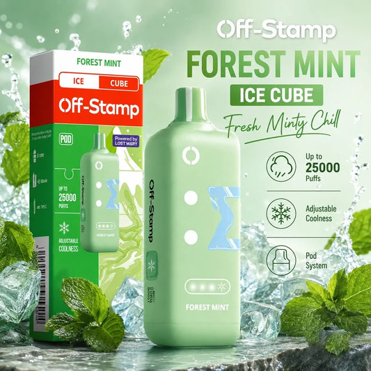 Forest Mint Off-Stamp X Ice Cube Pod 25K
