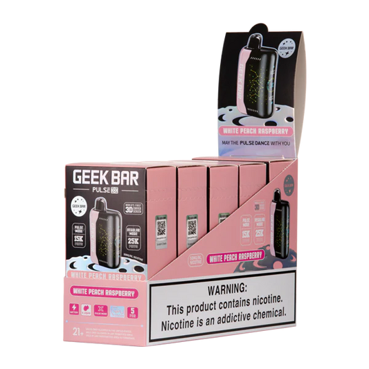 Geek Bar Pulse x White Peach Raspberry