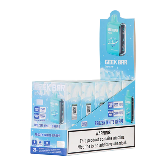 Frozen White Grape Geek Bar Pulse