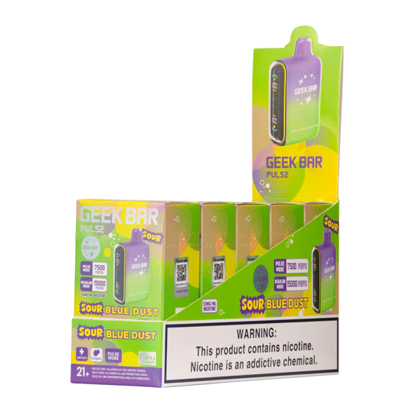 Sour Blue Dust Geek Bar Pulse