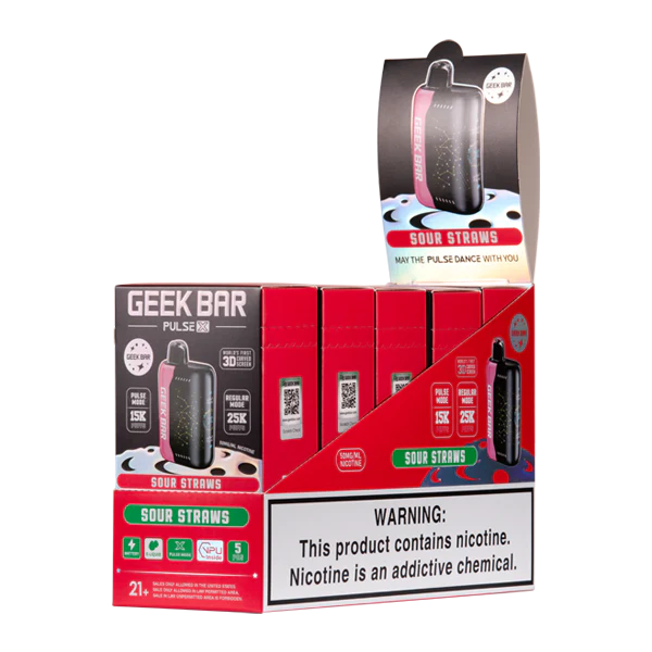 Sour Straws Geek Bar Pulse x 25k