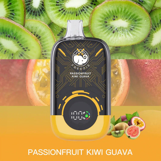 Freezie Kiwi Passion Fruit Guava Disposable Vape – 15000 Puffs
