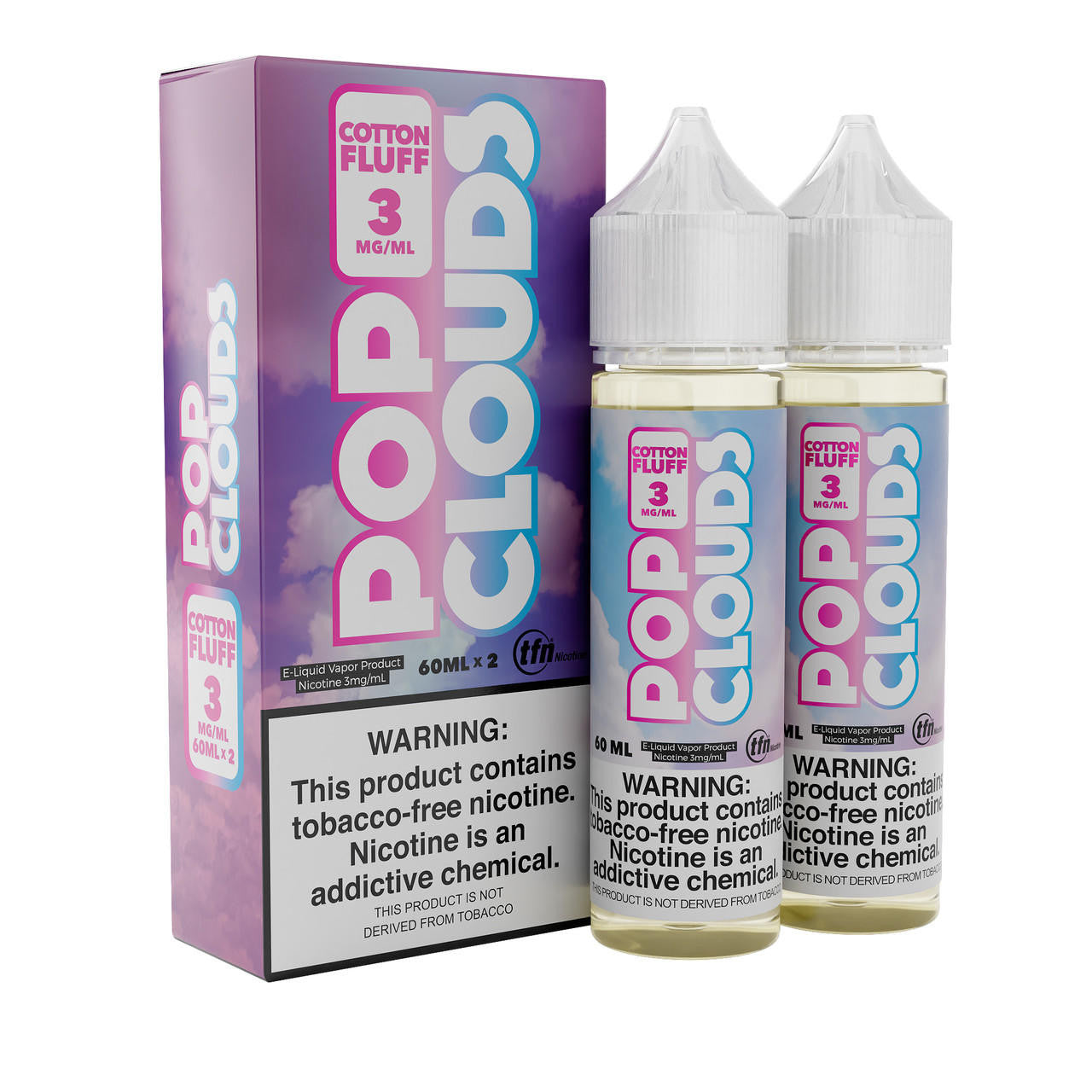 Pop Clouds TFN E-Liquid 60ml 2pk | Rich Vape Blend Pop Clouds TFN E-Liquid 60ml 2pk | Rich Vape Blend