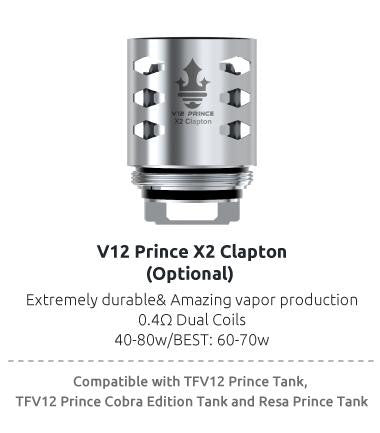 Smoktech TFV12 X2 Clapton Coils (0.4 ohm / 3pk)
