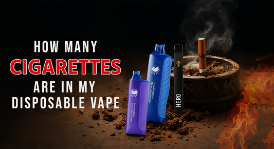 How Many Cigarettes Are in My Disposable Vape