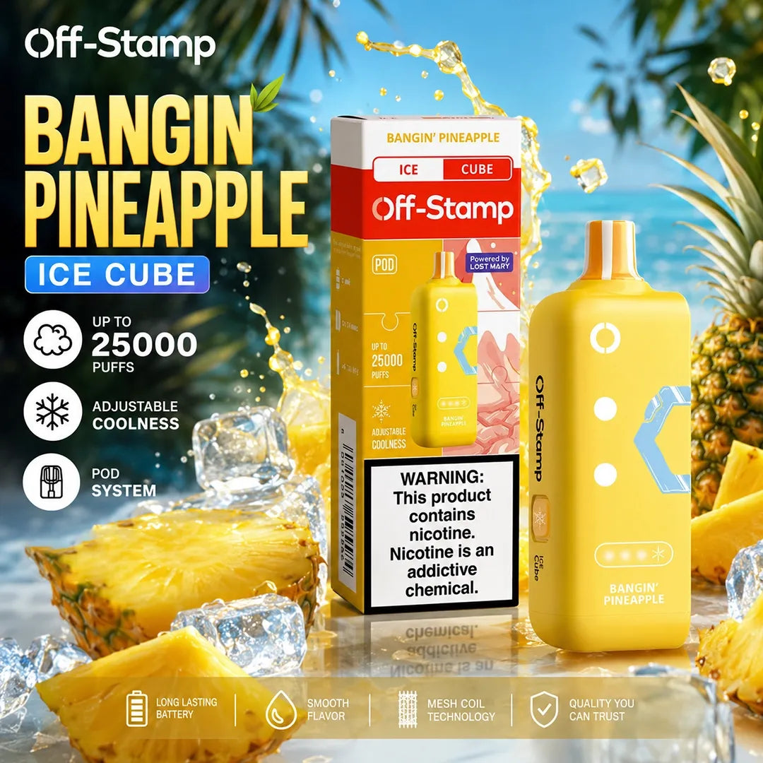 Bangin Pineapple Off-Stamp X Ice Cube Pod 25K