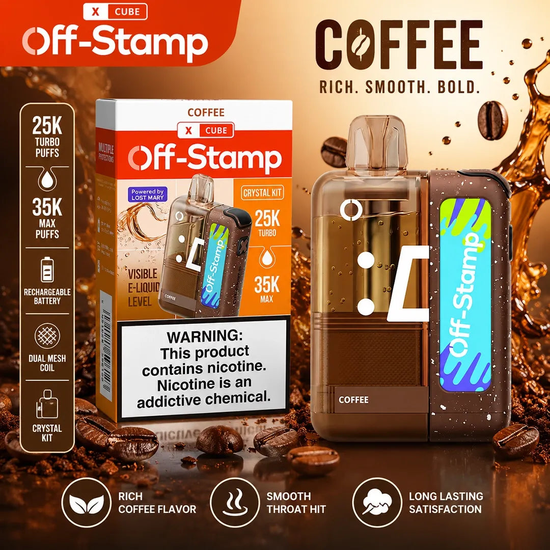 Coffee Off-Stamp X Crystal Cube Kit 35K