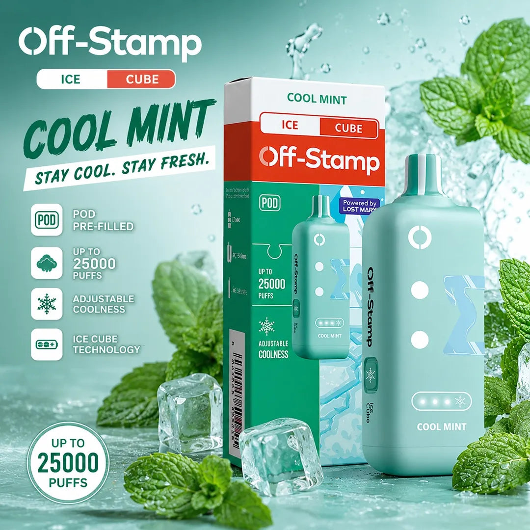 Cool Mint Off-Stamp X Ice Cube Pod 25K