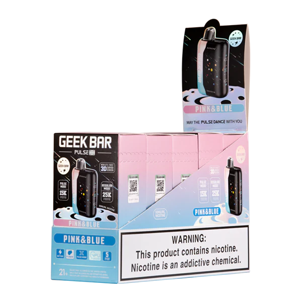 Pink And Blue Geek Bar Pulse x 25K