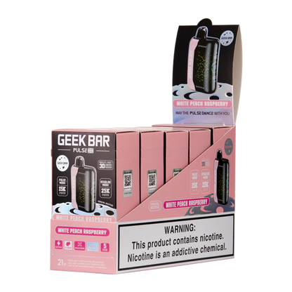 Geek Bar Pulse x White Peach Raspberry