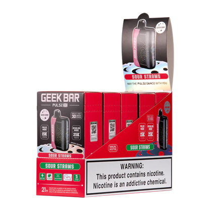 Sour Straws Geek Bar Pulse x 25k