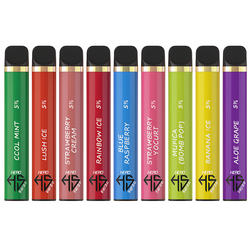 HERO Super Disposable 6% 1600 Puffs