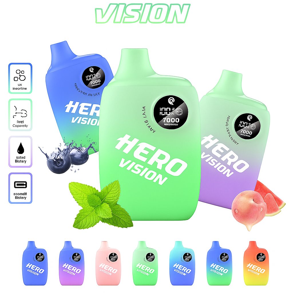 HERO VISION DISPOSABLE VAPE 7000 PUFFS