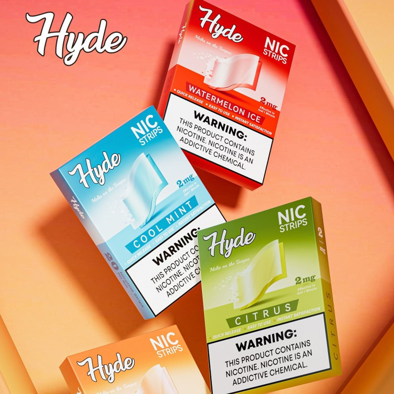 Hyde Nic Strips 20ct Pack