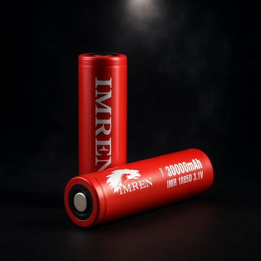 Imren 18650 3300mah 30A Red (Now 2 Packs)