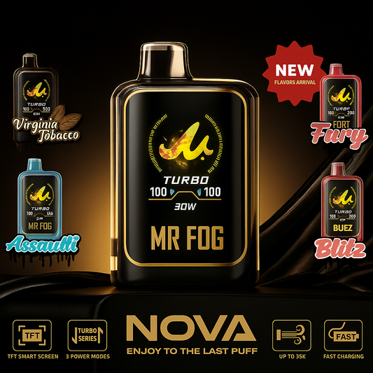 Mr Fog NOVA 36K | Mega 5-Pack Disposable Vapes
