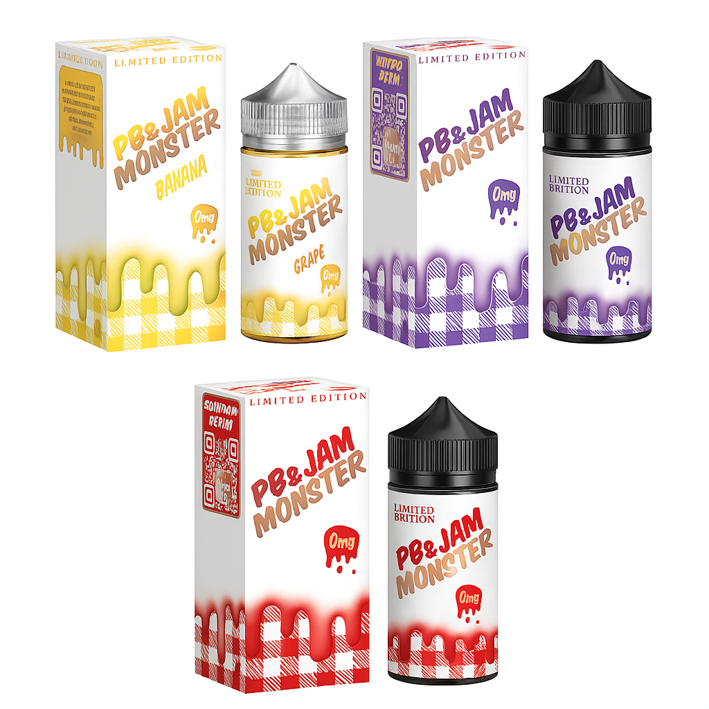 PB & Jam Monster Premium E-Liquid 100ml