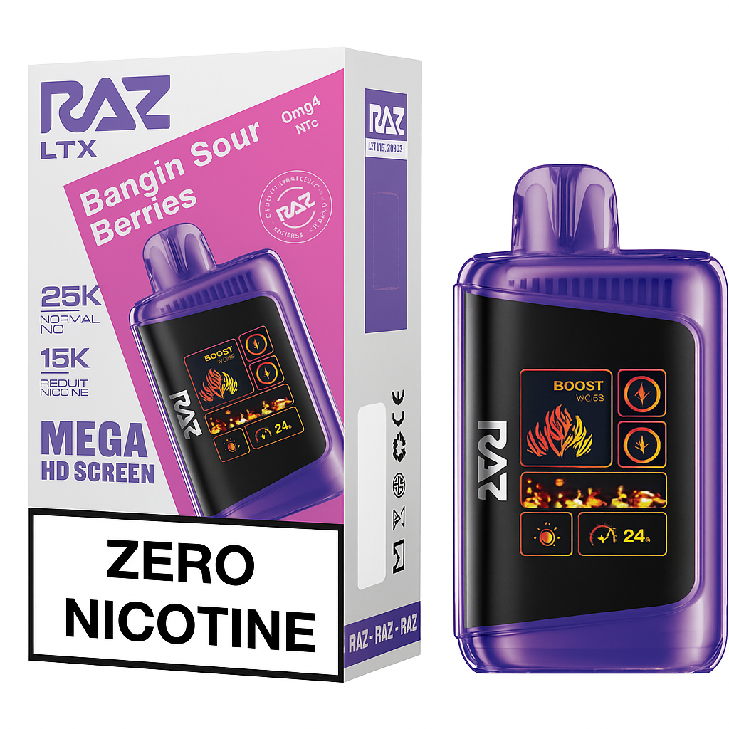 RAZ LTX 25K Zero Nicotine Disposable