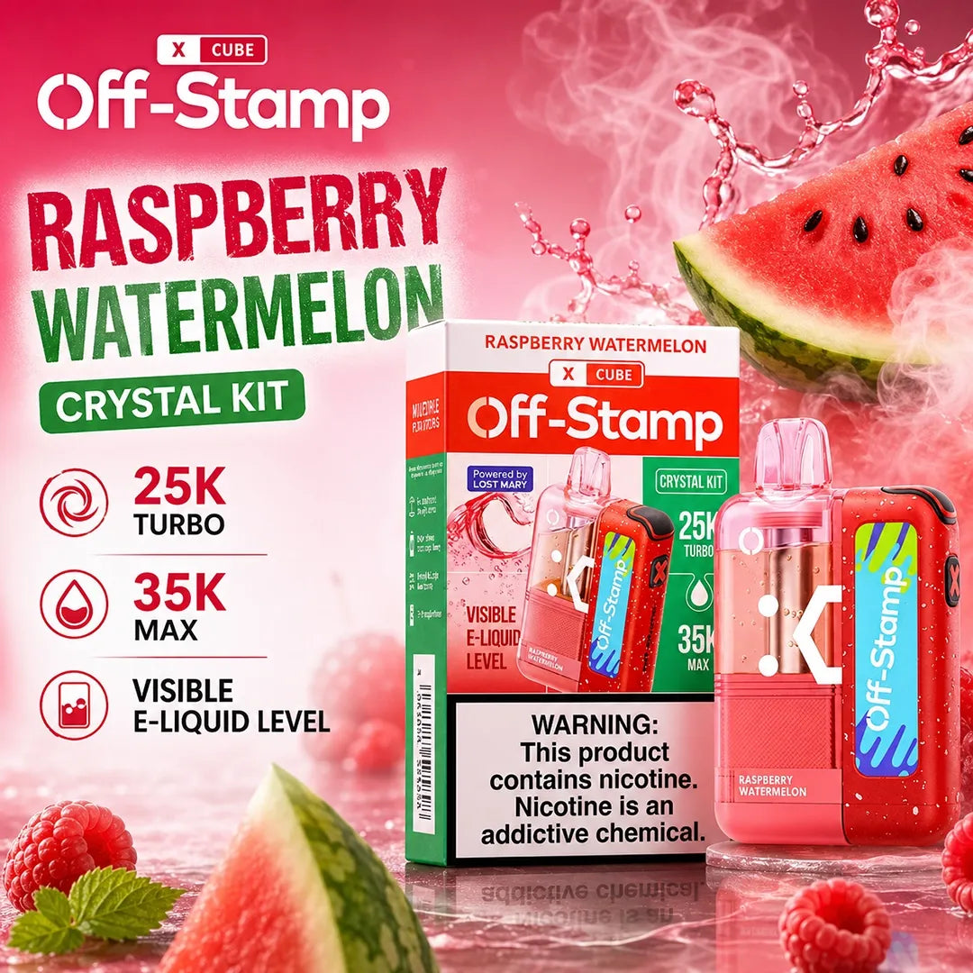 Raspberry Watermelon Off-Stamp X Crystal Cube Kit 35K