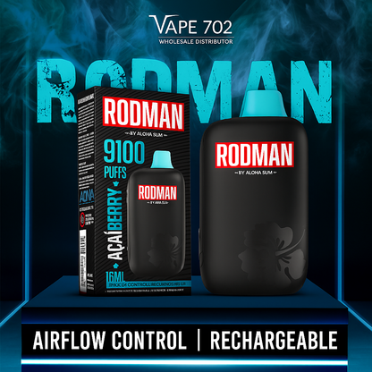 Rodman Aloha Sun 9100 Puff Disposables