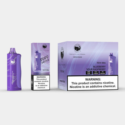Blueberry Sour Raspberry Vape – 8000 Puffs Disposable