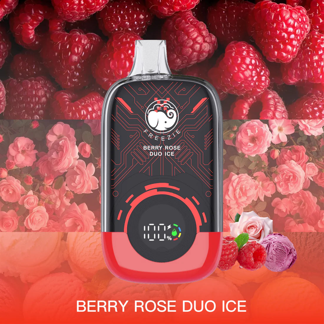 Berry Rose Duo Ice Lost Mary – 15000 Puffs Disposable Vape