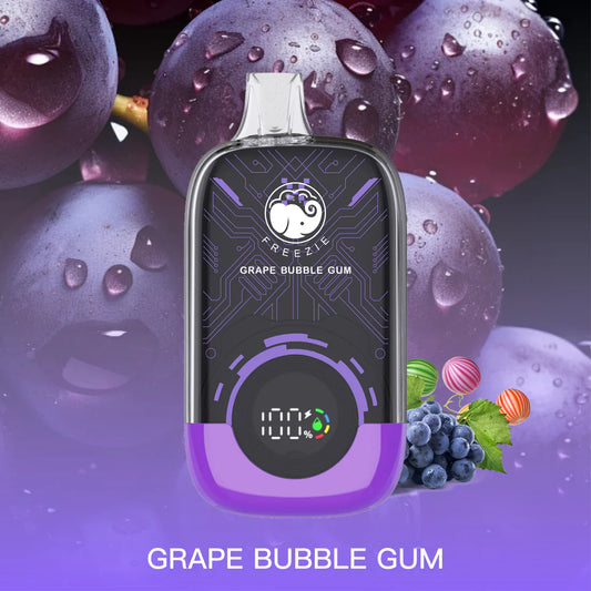 Grape Bubble Gum Vape – 15000 Puffs Disposable Pack Of 5