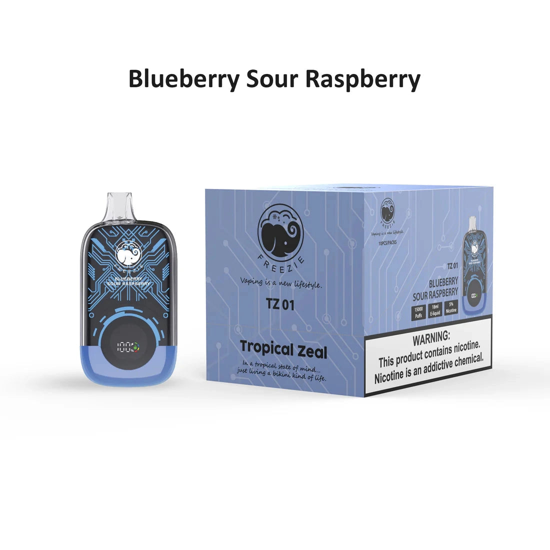 Blueberry Sour Raspberry Vape 15000 Puffs