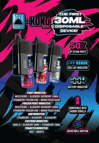 Kong by Zilla x Monster Vape Labs 50K