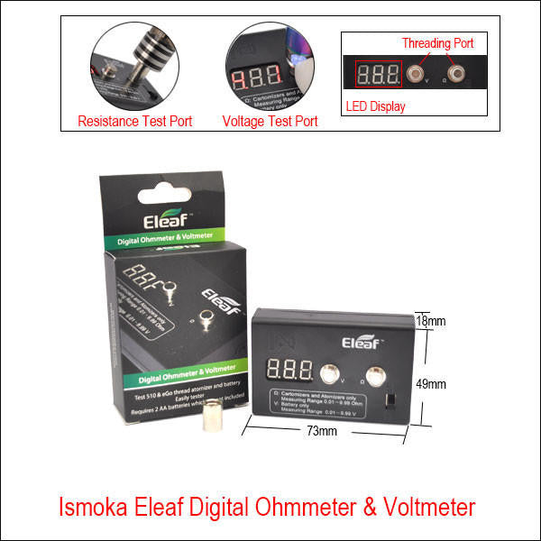 Eleaf Digital Ohmmeter & Voltmeter