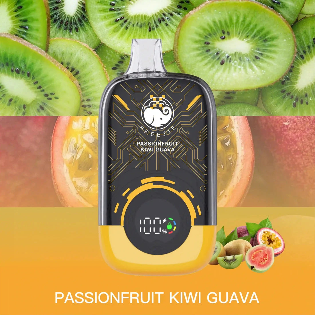 Kiwi Passion Fruit Guava Disposable Vape – 15000 Puffs