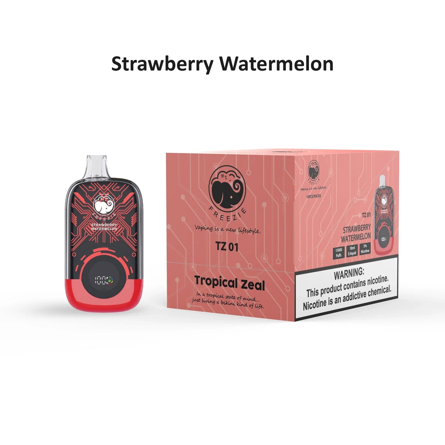 Strawberry Watermelon Disposable Vape – 15000 Puffs