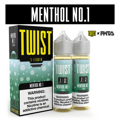 TWIST Menthol & Tobacco Premium E-Liquid 60ml 2pk