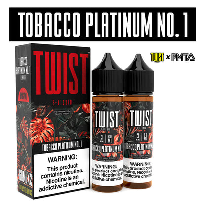 TWIST Menthol & Tobacco Premium E-Liquid 60ml 2pk