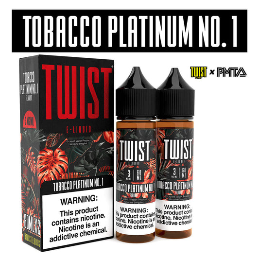 TWIST Menthol & Tobacco Premium E-Liquid 60ml 2pk