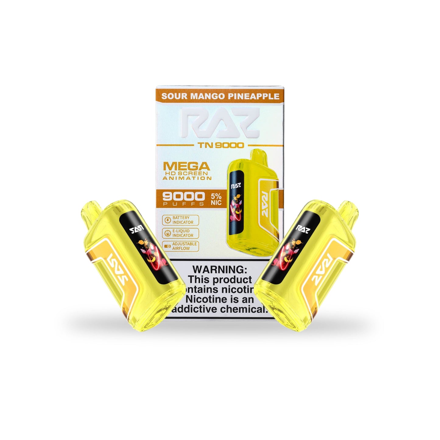 Sour Mango Pineapple RAZ TN9000 Disposable