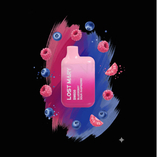 Lost Mary Blueberry Sour Raspberry BM600 disposable vape