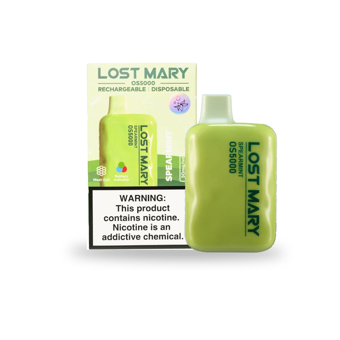 SpearMint Lost Mary OS5000 Disposable Vape